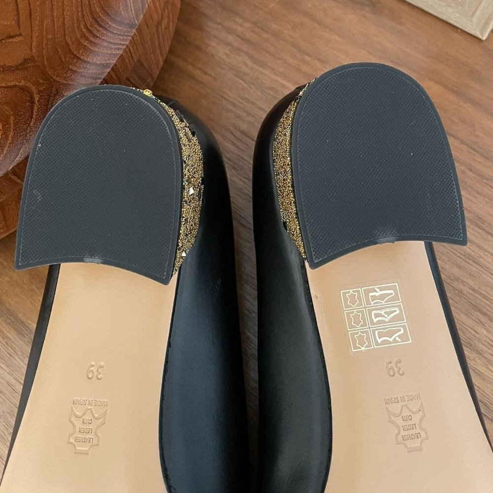 Anthropologie Miista Taissa Heels Pumps Black Size 39 - Picture 9 of 11